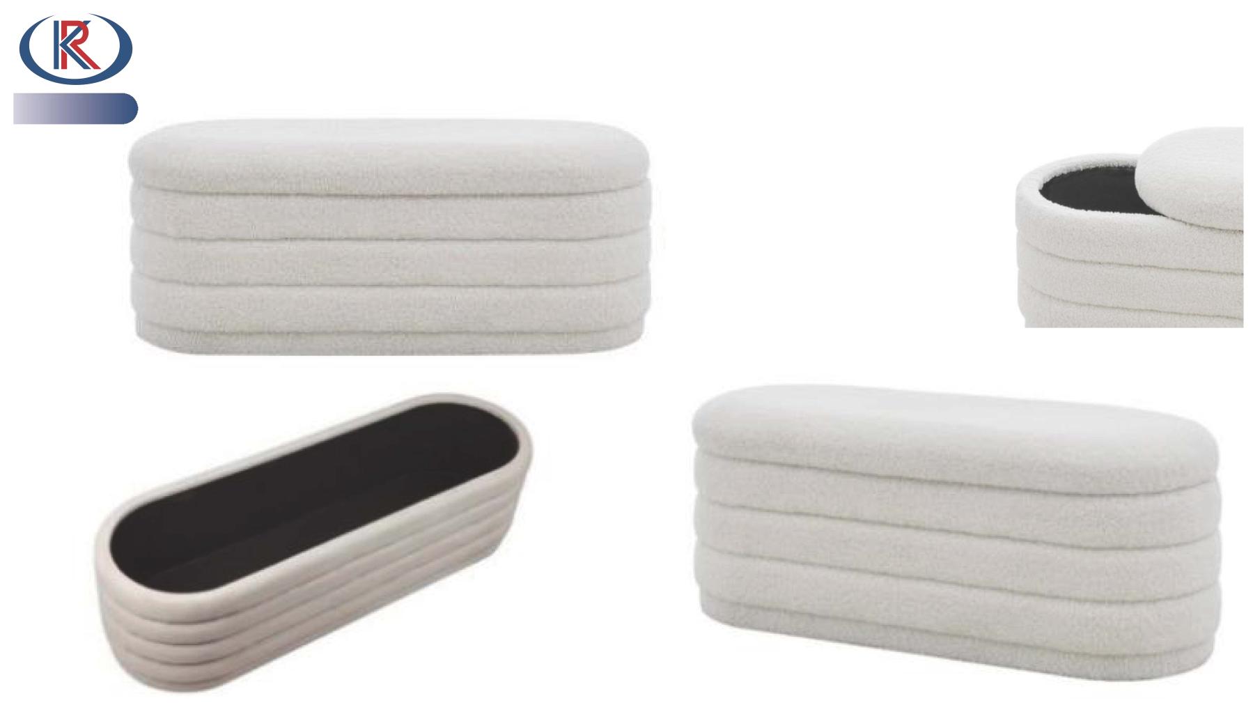 Discover the Perfect Storage Solution: Kairui's Ottoman with Storage