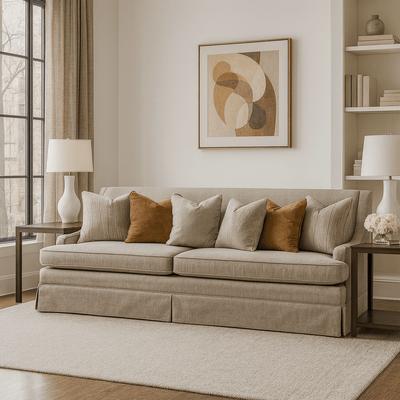 Skirted Sofas Make a Comeback: The Soft, Tailored Look Shaping 2026 Interiors