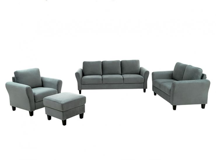 WESTIN ROLL ARM LOVESEAT SET