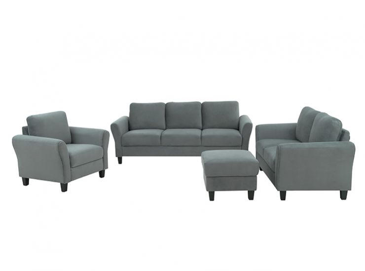 WESTIN ROLL ARM LOVESEAT SET