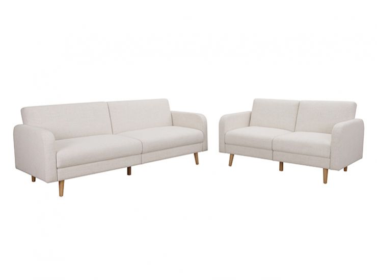 ECCO-DELIGHT CREAM LOVESEAT SET
