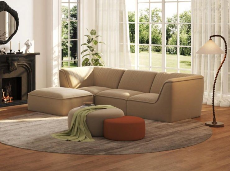 Sahara Modular Compressed Sofa