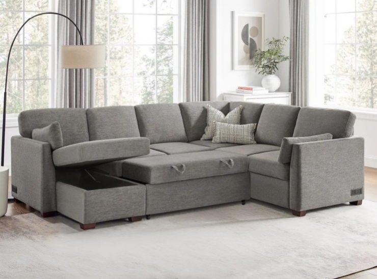 Eli Sleeper Sectional with Reversible Chaise and Storage