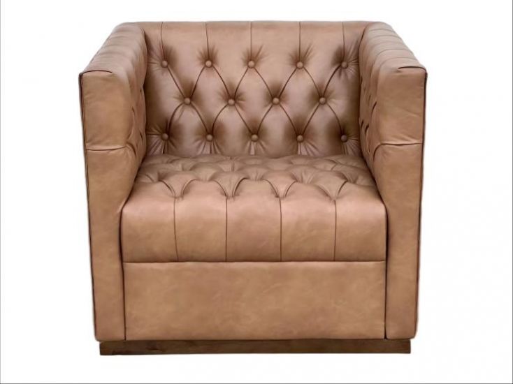 Deep Tufted Accent Chair
