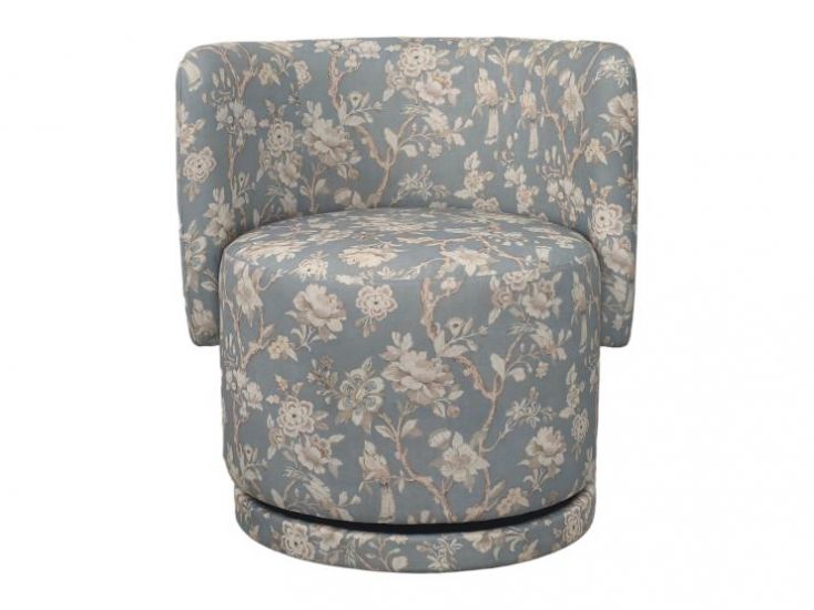 Floral Swivel Chair