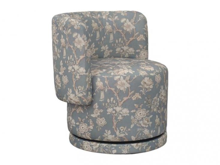 Floral Swivel Chair